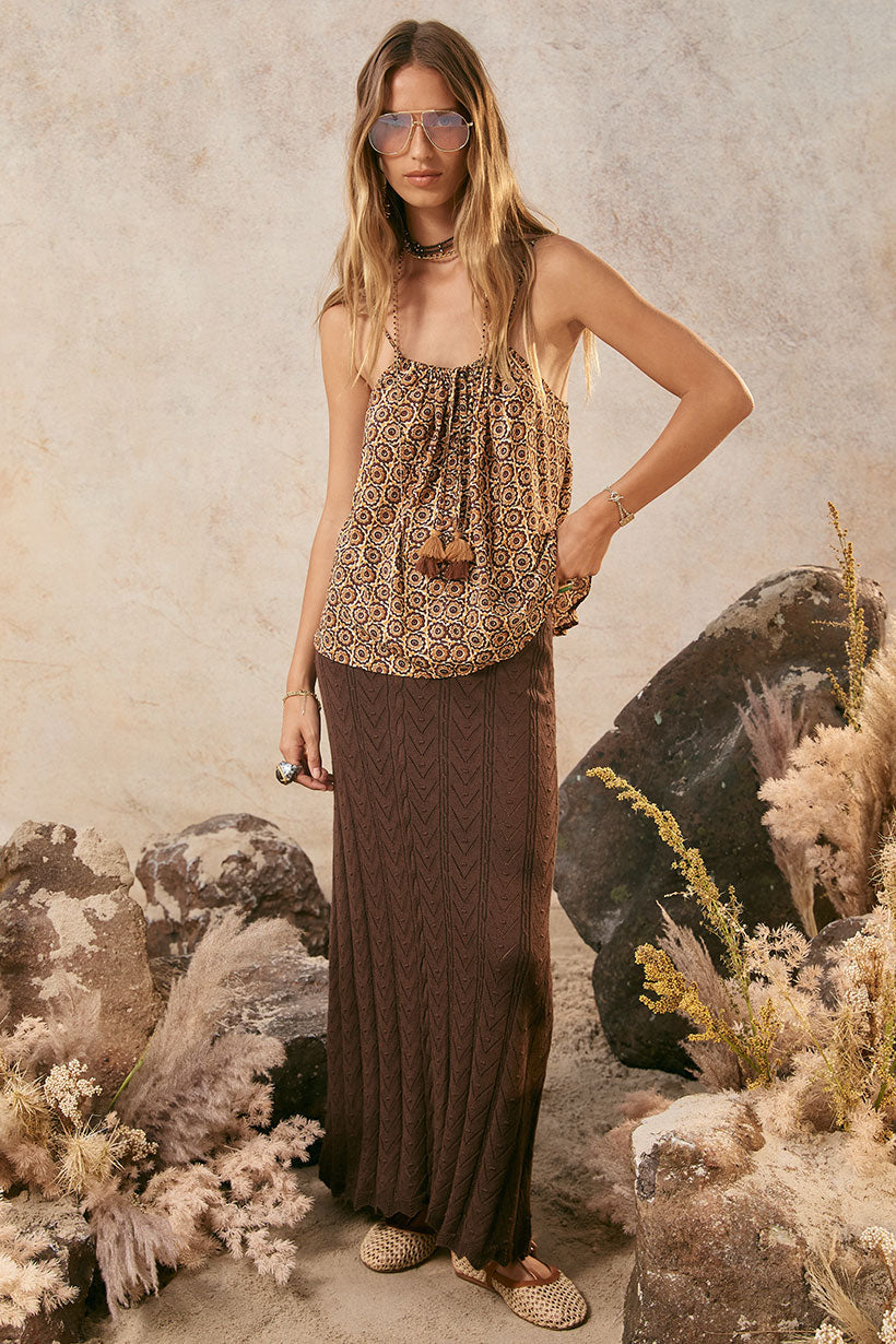 Lou Lou Knit Midi Skirt