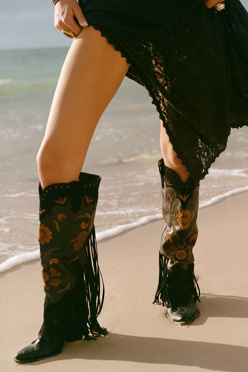 Sannah Fringe Boot