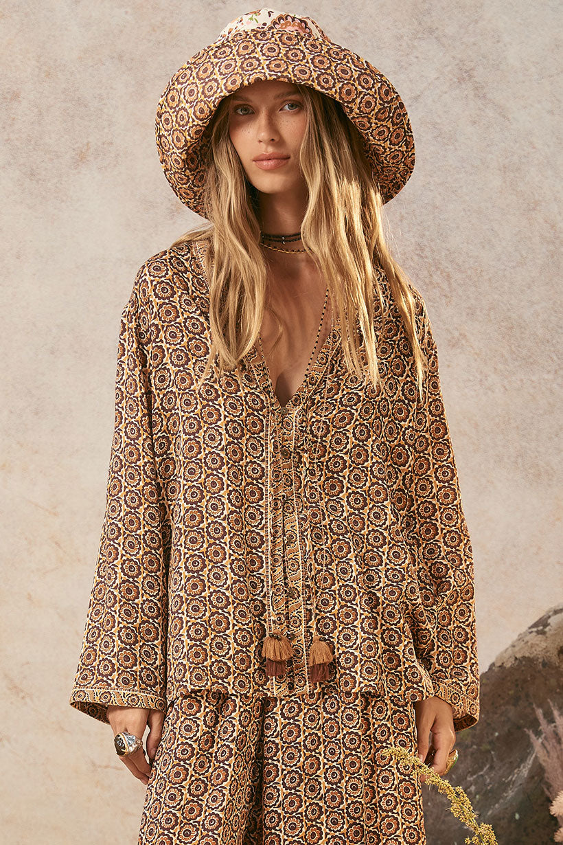 Sannah Tie Blouse