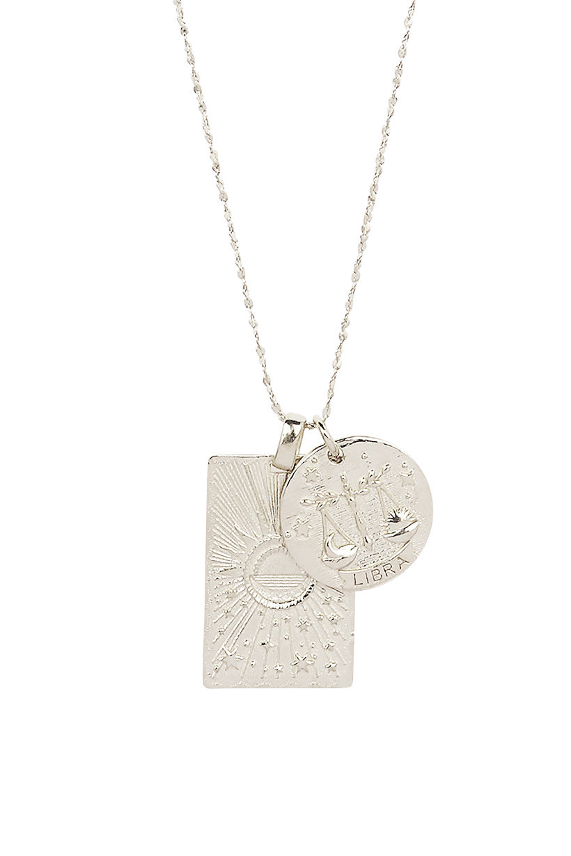 Libra Stargazer Zodiac Necklace